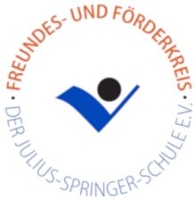Der Freundeskreis unterstützt Schulprojekte finanziell in allen Schularten. Logo des Freundeskreises